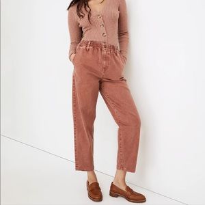 Madewell balloon denim jeans